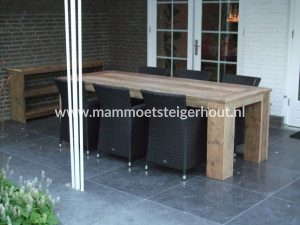 Steigerhout Tuin Tafel Livigno