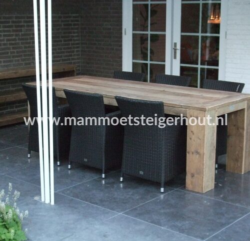 Steigerhout Tuin Tafel Livigno