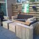 Steigerhout Loungeset Mantua