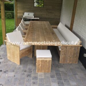 Steigerhout Tuinset Palermo