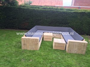 Steigerhout U-bank Genua