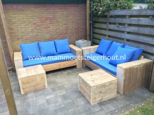 Steigerhout Loungeset