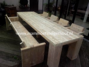 Steigerhout Tuinset Florence