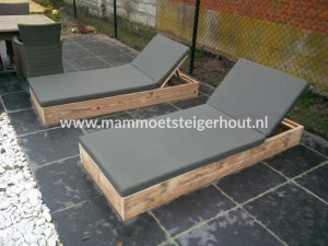 Steigerhout Ligbed Assisi