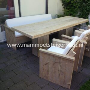 Steigerhout Tuin Tafel Kolom