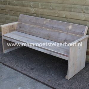 Steigerhout bankje Levanto
