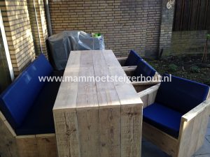 Steigerhout Tuinset Siena