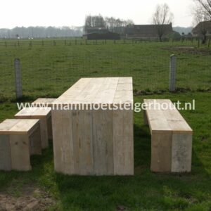 Steigerhout Picknicset Mestre
