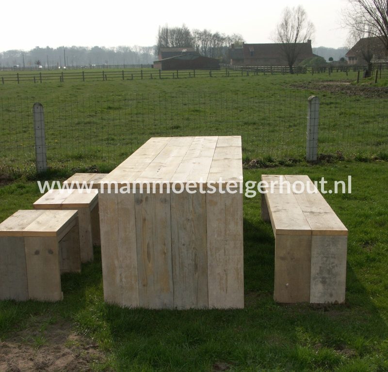 Steigerhout Picknicset Mestre