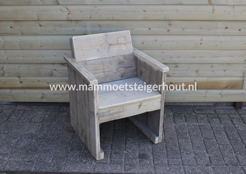 Steigerhout Stoel