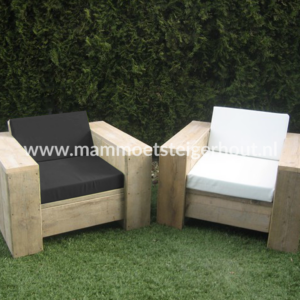 Steigerhout Loungestoel Noto