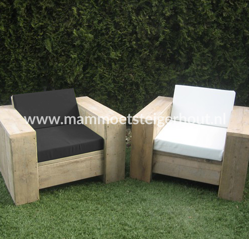 Steigerhout Loungestoel Noto