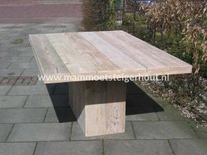 Steigerhout Tuin Tafel Kolom