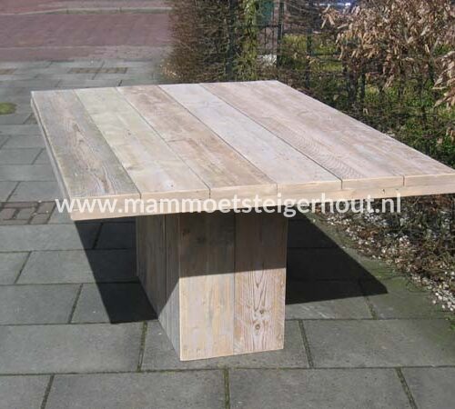 Steigerhout Tuin Tafel Kolom